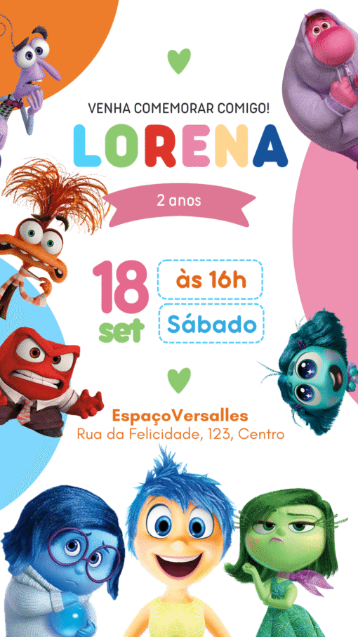 Convite Divertidamente - Imagem 2