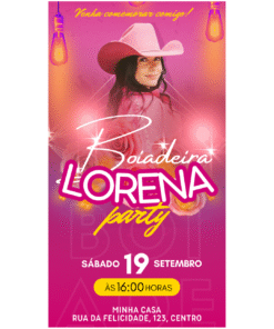 Convite Boiadeira