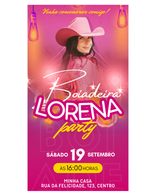 Convite Boiadeira