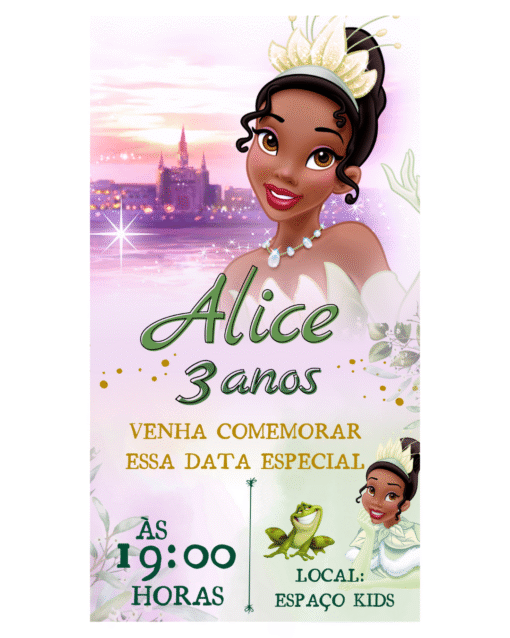 Princesa Tiana para editar