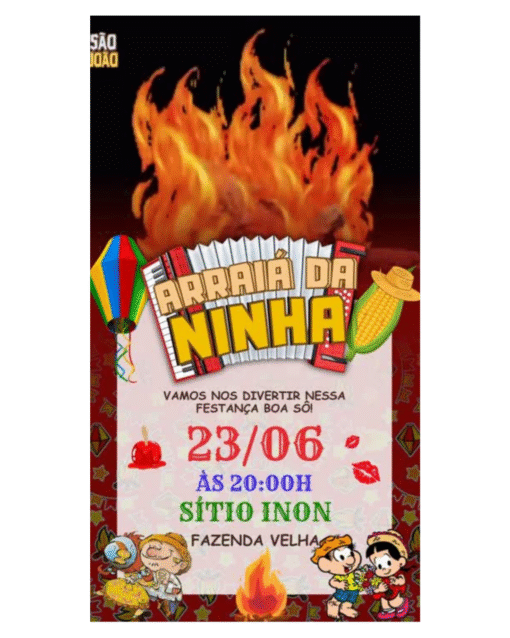 Convite de Festa Junina –