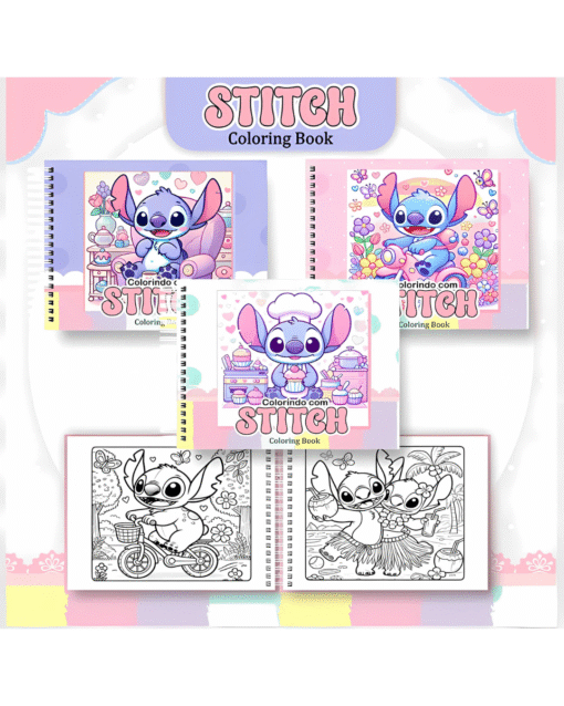 Livro de Colorir Stitch em PDF