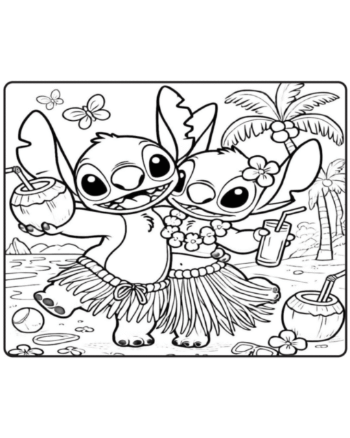 Livro de Colorir Stitch em PDF - Imagem 2