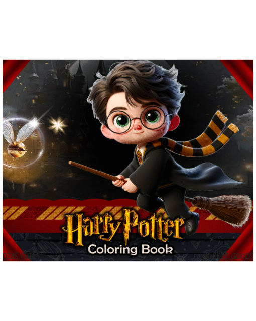 Livro de Colorir Harry Potter KAWAII em PDF
