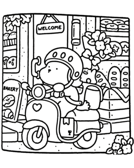 Livro de Colorir em PDF – Coco Wyo: Cozy Cuties - Imagem 3