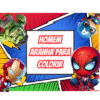 desenho para colorir do homem aranha