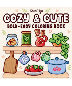 Baixe Grátis Livro Para Colorir Cozy Cute PDF