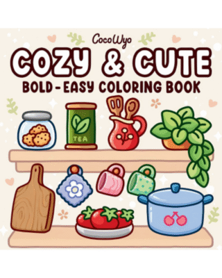 Baixe Grátis Livro Para Colorir Cozy Cute PDF