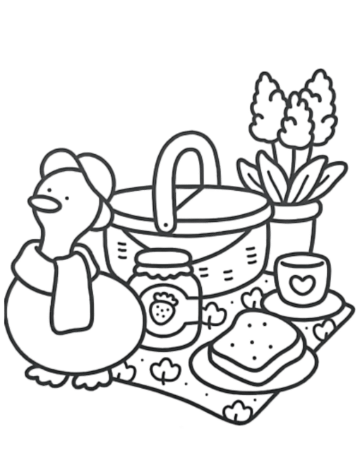 Baixe Grátis Livro Para Colorir Cozy Cute PDF - Imagem 2