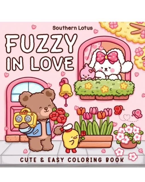 Livro de Colorir” Fuzzy in Love