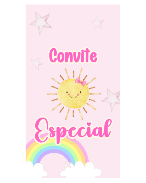 Convite Animado Raio de Sol