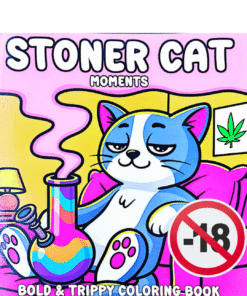 Livro de Colorir Adulto Stoner Cat