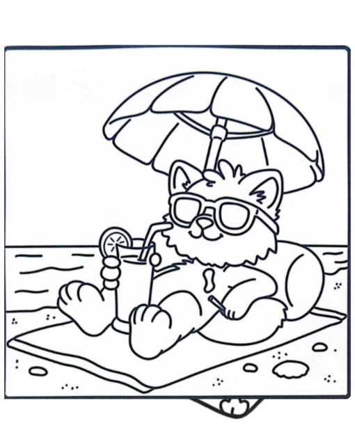 Livro de Colorir Adulto Stoner Cat - Imagem 2