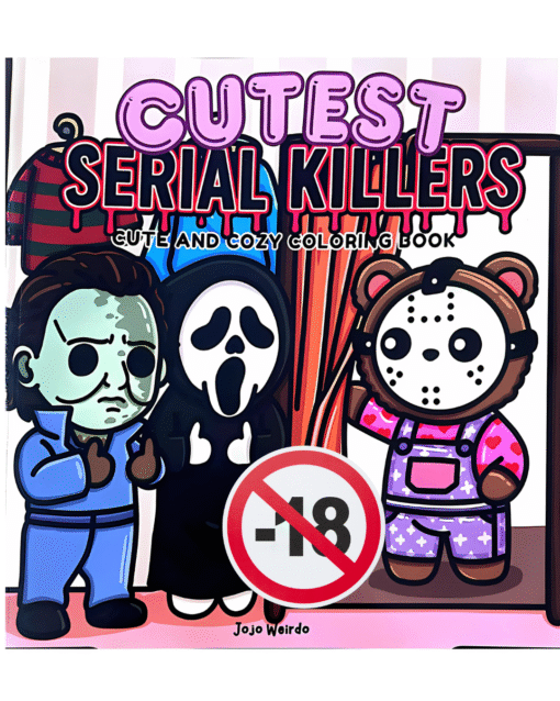 Livro de Colorir Serial Killers Cut