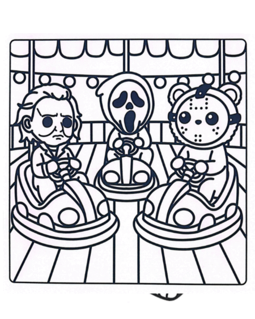 Livro de Colorir Serial Killers Cut - Imagem 2