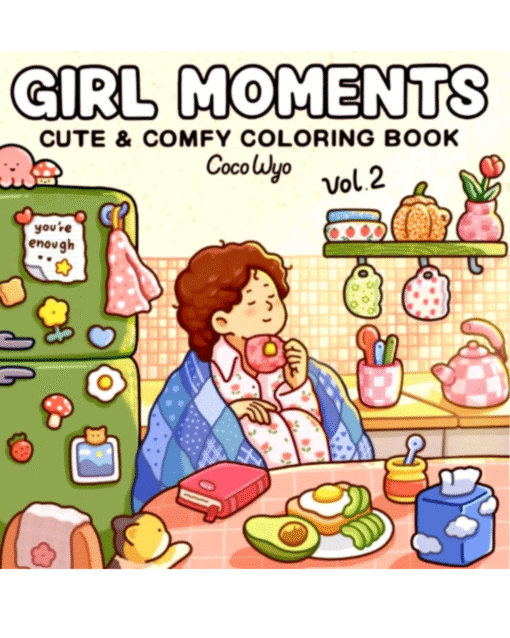 Livro de Colorir Adulto Girl Moments 2 (PDF Grátis)