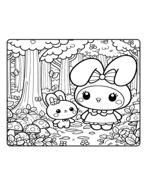 250 Desenhos Para Colorir Personagens Sanrio - Imagem 6