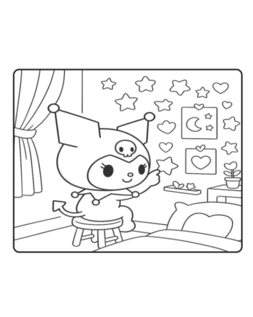 250 Desenhos Para Colorir Personagens Sanrio - Imagem 3
