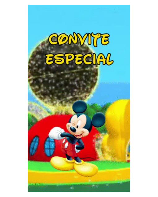 convite do Mickey