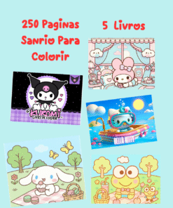 250 Desenhos Para Colorir Personagens Sanrio