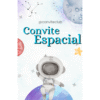 Convite Animado Astronauta