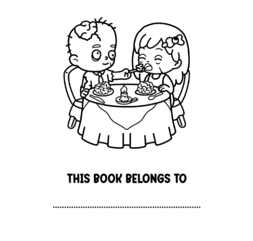 Livro de Colorir em PDF – Spooky Vibes Cute 40 Páginas - Imagem 3