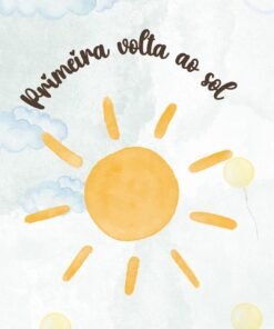 Convite Animado Primeira volta ao Sol