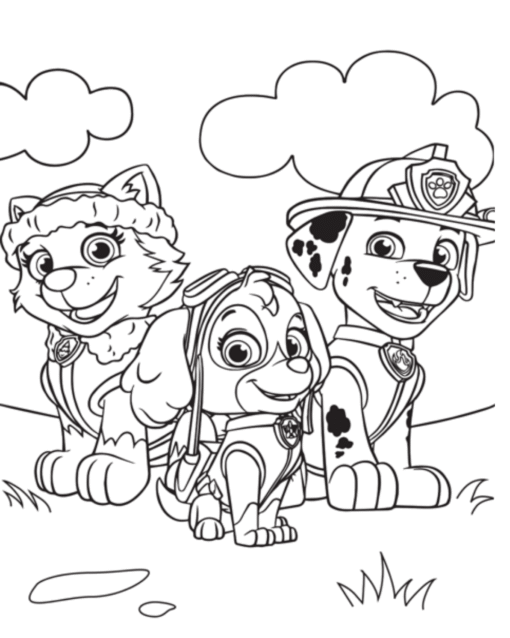 Livro de Colorir Patrulha Canina em PDF –30 Páginas para Imprimir e se Divertir! - Imagem 2