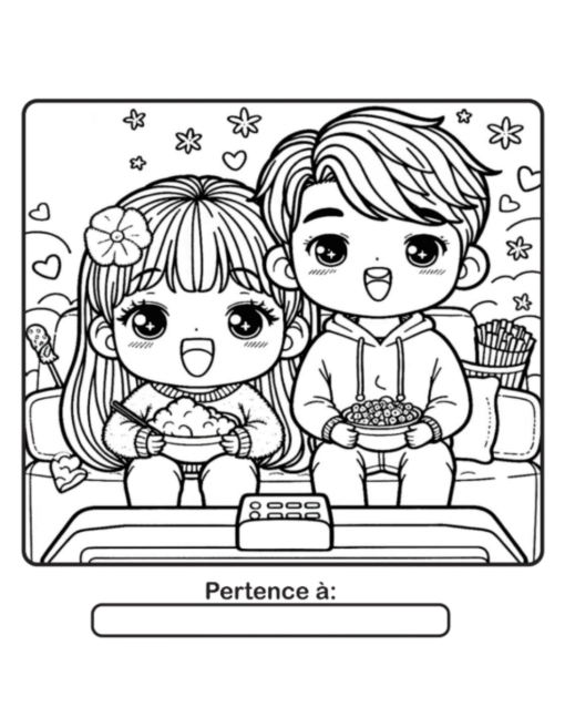Livro de Colorir Dorama em PDF – 50 Páginas para Quem Ama K-Drama! - Imagem 2