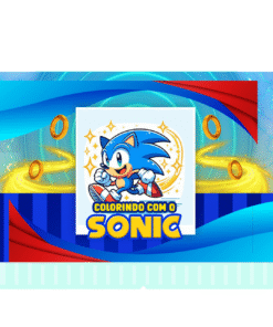 Sonic para Colorir