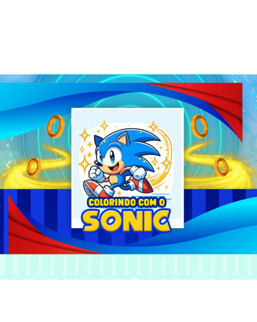 Sonic para Colorir