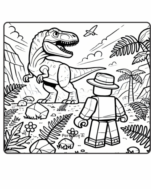 Livro para Colorir Roblox em PDF – 50 Páginas de Diversão Criativa! - Imagem 2
