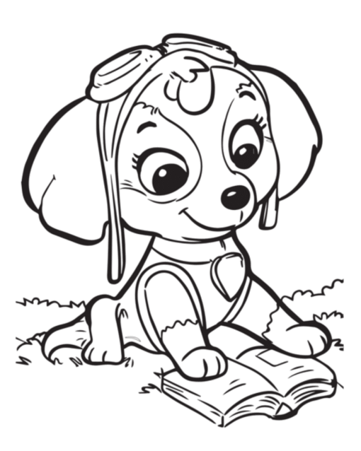 Livro de Colorir Patrulha Canina em PDF –30 Páginas para Imprimir e se Divertir! - Imagem 3