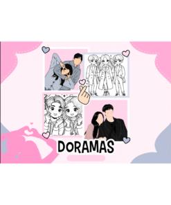desenhos de doramas para colorir