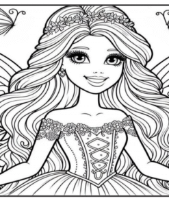Livro de Colorir Barbie em PDF: