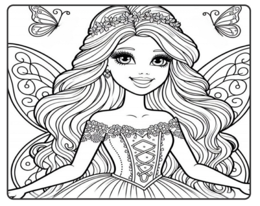 Livro de Colorir Barbie em PDF: