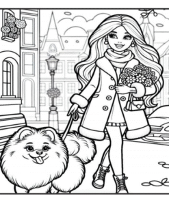 Livro de Colorir Barbie em PDF: