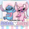 Livro de Colorir Stitch e Angel em PDF