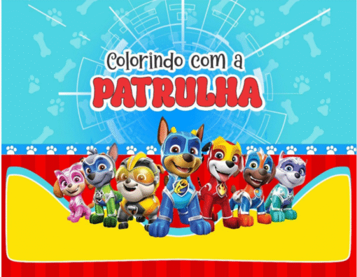 Livro de Colorir Patrulha Canina em PDF