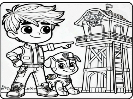 Livro de Colorir Patrulha Canina em PDF - Imagem 2