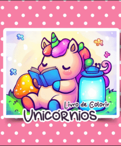 Livro de Colorir Unicórnios em PDF