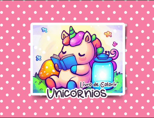 Livro de Colorir Unicórnios em PDF