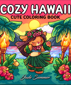 Livro de Colorir Cozy Hawaii