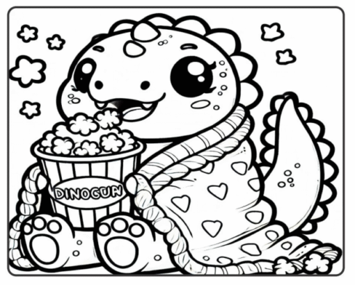 Dinossauro para colorir - Imagem 3