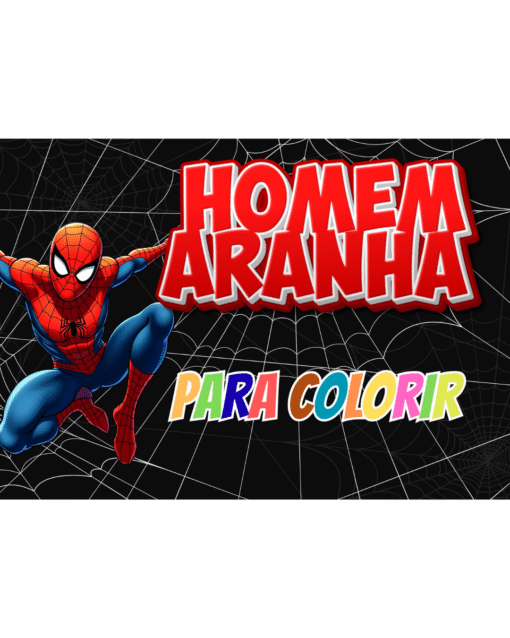 Homem Aranha Para Colorir​