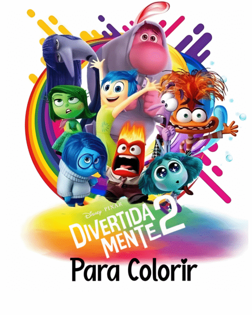 Divertidamente para Colorir