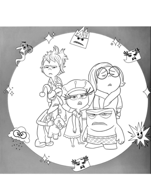 Divertidamente para Colorir - Imagem 2