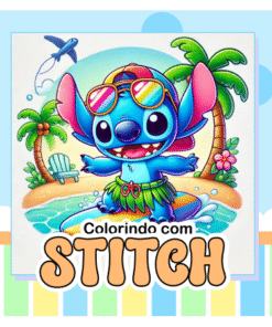 Desenho Para Colorir Stitch