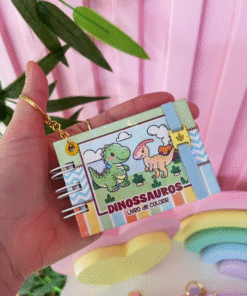 Mini Livro Chaveiro Dinossauros PDF