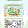 Mini Livro Chaveiro Dinossauros PDF